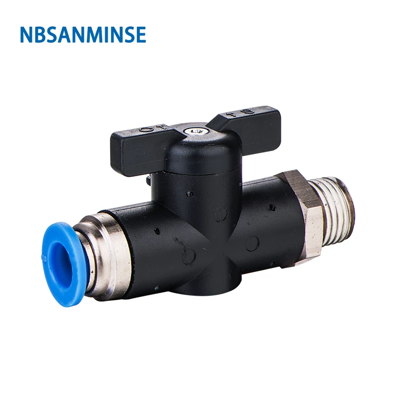 

Free Shipping 10 Pcs / LotAir Flow Controller Pneumatic Compact Mini Ball Valve High Quality Sanmin