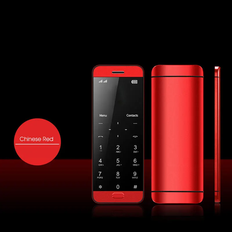 Ultra thin Card Smart Phone Student Lady Mobilephone 1.54 inch Touch Mini Cellphone MP3 MP4 Music Playing Bluetooth Dialer (20)