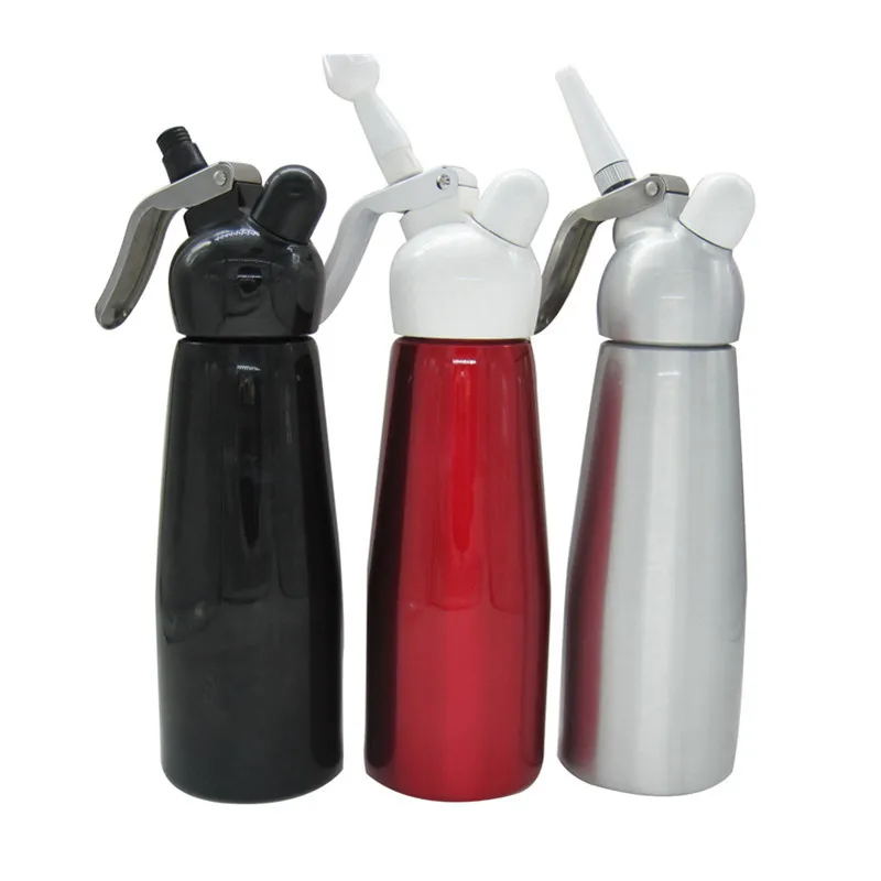 

500ml Aluminum Cream Foamer Practical Cream Whipper Butter Dispenser Durable Cake Dessert Pastry DIY Decorating Tools