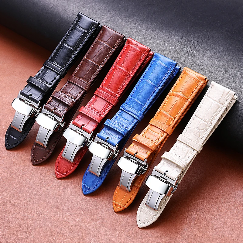 Ремешок для часов CHIMAERA из натуральной кожи аллигатора 14 18 мм 19 20 21 22 24 мм|watch band