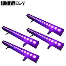 4 шт./лот) RGBWA 18x15 Вт 5in1 светодиодные прожекторы светодиодные Рождество год настенный, с омывающим светом Крытый лампы