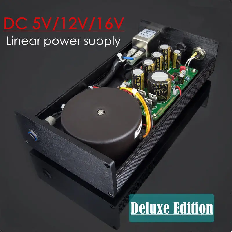 

2018 New Nobsound Hi-end HiFi 80W DC 5V/12V/16V Linear Power Supply For Amplifier Digital Interface DAC
