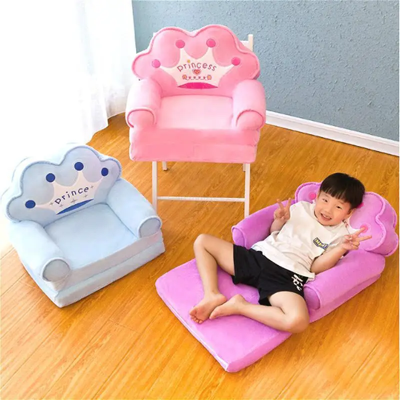 

Simple small single child sofa kindergarten home small sofa Save space creative children lazy sofa