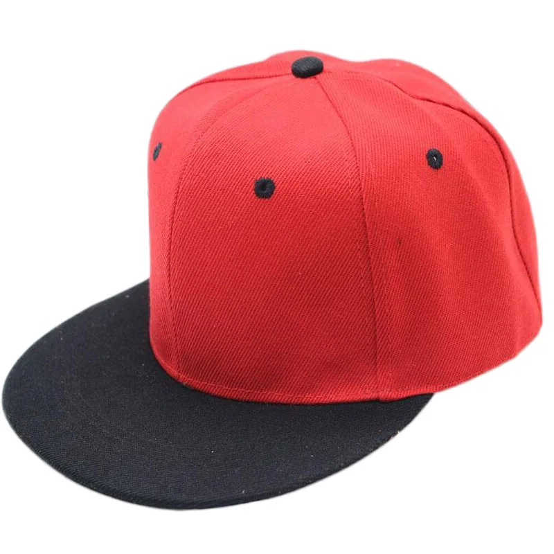 Full Close Hip Hop Cap Blank Whole Closure Women Men's leisure Flat Brim Bill Hip Hop Baseball Cap Snapback Hat