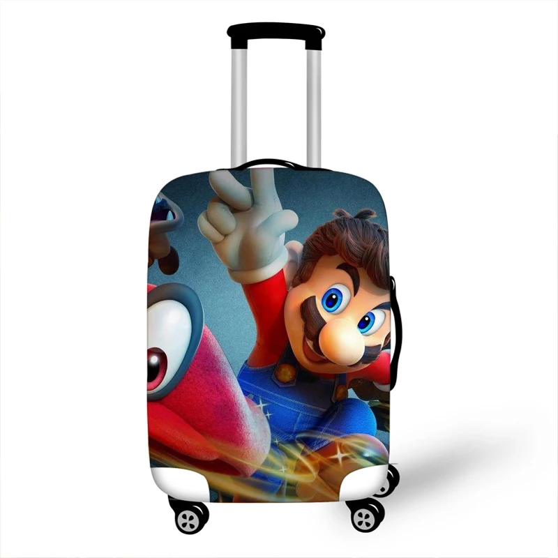 18-32 дюймов Sonic Boom Mario Эластичный Защитный чехол на чемодан, защитный чехол для пыли, чехол с рисунком, чехол для путешествий - Цвет: 018