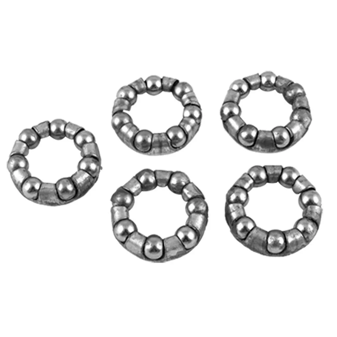 10PCS Bicycle Mid AXLE Axis 7 Balls Retainer Bearingsin Shafts from