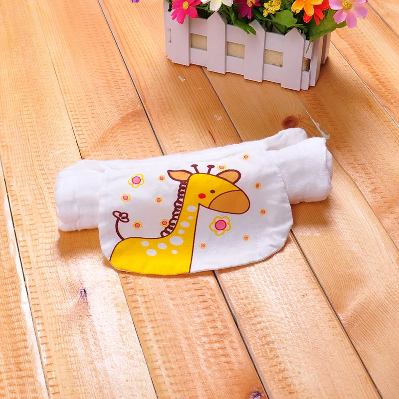4 Pieces Newborn Baby Bibs Soft Infant Baby Absorb Dry Sweat Wipe Back Stuff Cotton Feeding Wicking Perspiration Cartoon Towel
