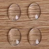 10-50pcs/lot Mix Size Oval Transparent Clear Glass Cabochon for Necklaces Earrings Jewelry Making ► Photo 3/5