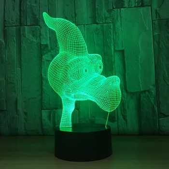 

Pterosaur colorful touch 3D lights led acrylic night light gift birthday Ambient Light