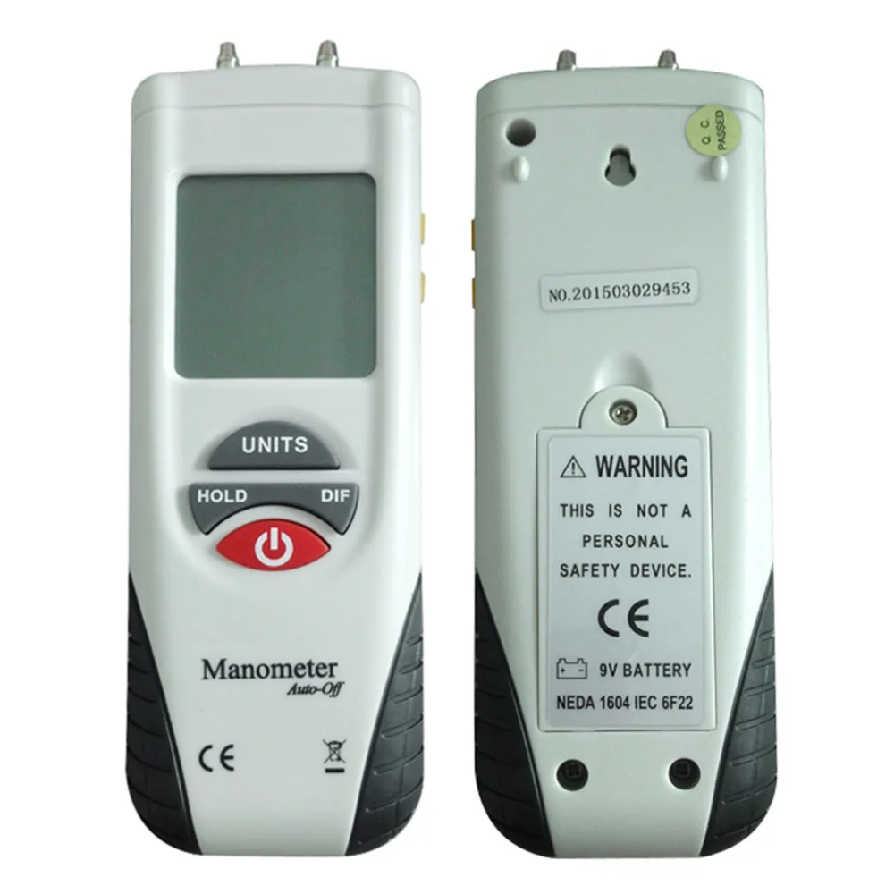 HT 1890 Grote Lcd scherm Hoge prestaties Digitale Manometer Handheld