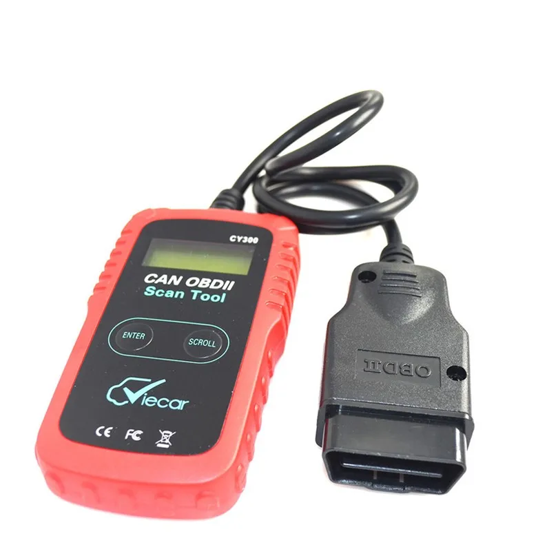 Оригинальный Viecar CY300 OBDII OBD2 автоматический диагностический код читателя сканирующий инструмент CY-300 поддерживает все протоколы OBDII