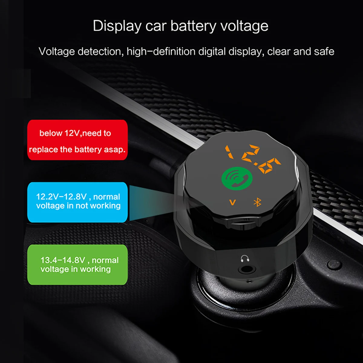 Быстрое Автомобильное зарядное устройство AP06 QC3.0 беспроводной Bluetooth fm передатчик