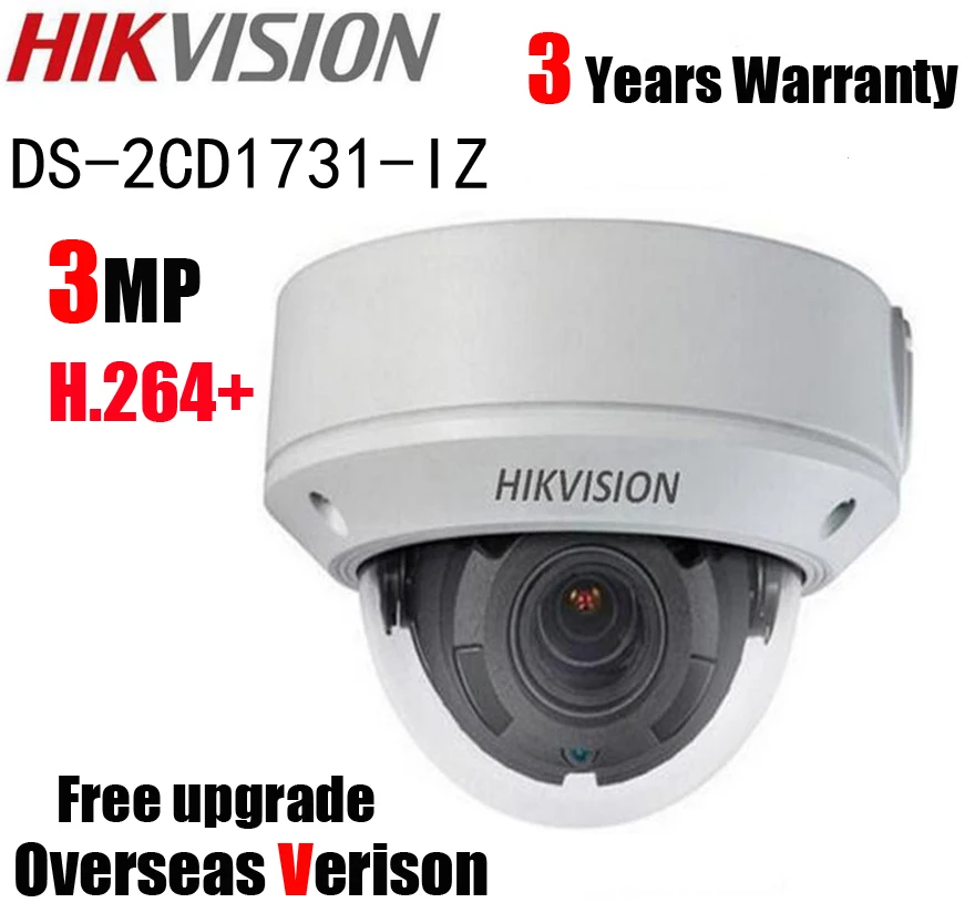 Hikvision DS 2CD1731FWD IZ Replace DS 2CD2735F IZS 3MP Dome Network