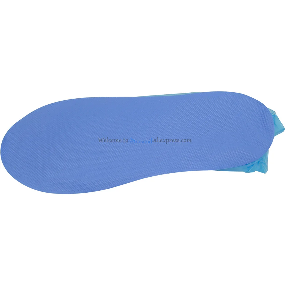 Soumit PVC Регулируемые Многоразовые водонепроницаемые Нескользящие бахилы портативные Бахилы для защиты обуви прозрачные синие