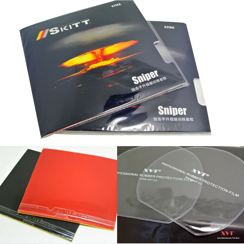 

SALE SKITT Sniper Training Suit Table Tennis Rubber/ Ping Pong Rubber 2pcs/lot Free shipping