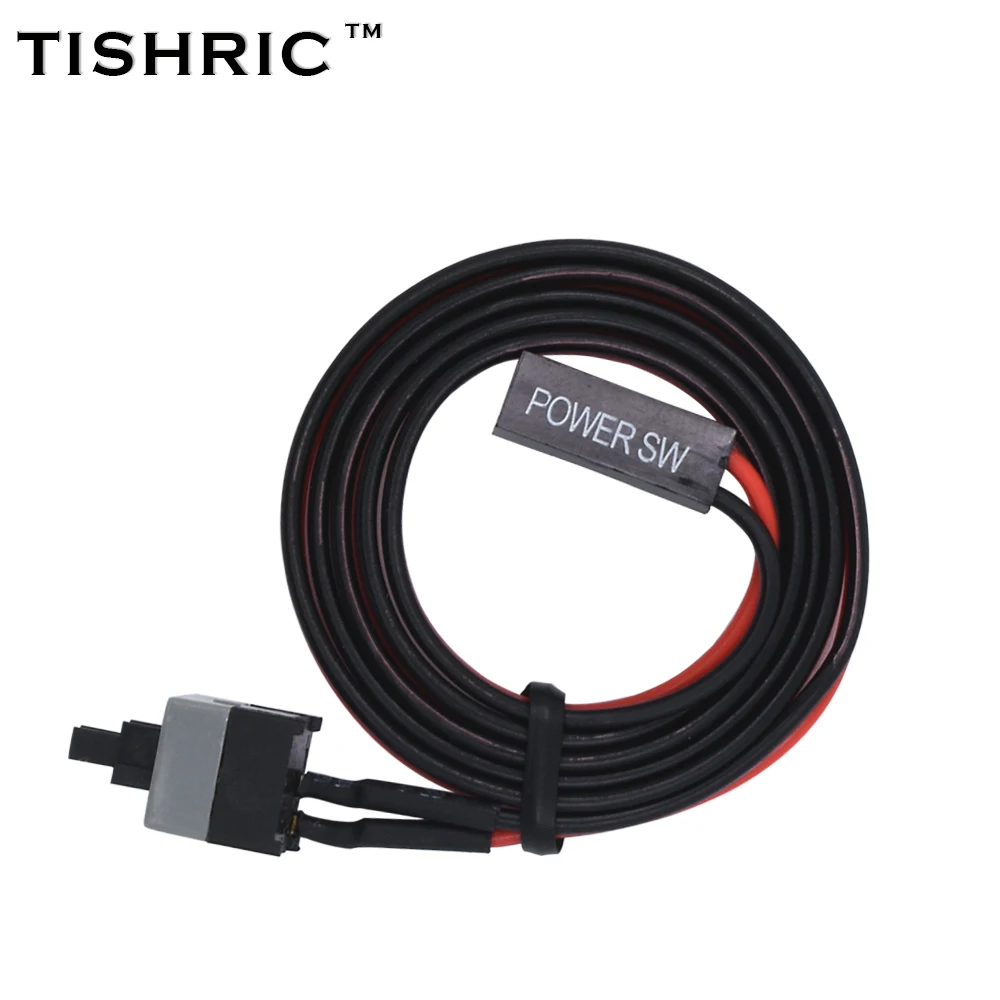 TISIRIC 10pcs New 50cm Host Motherboard PC power button SW Switch On