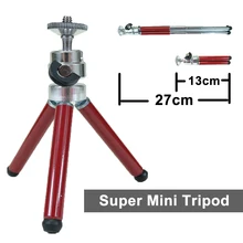 New Mini tripod Alloy Aluminum Portable Travel Professional Tripod Universal Digital Camera Phone Smartphone with phone