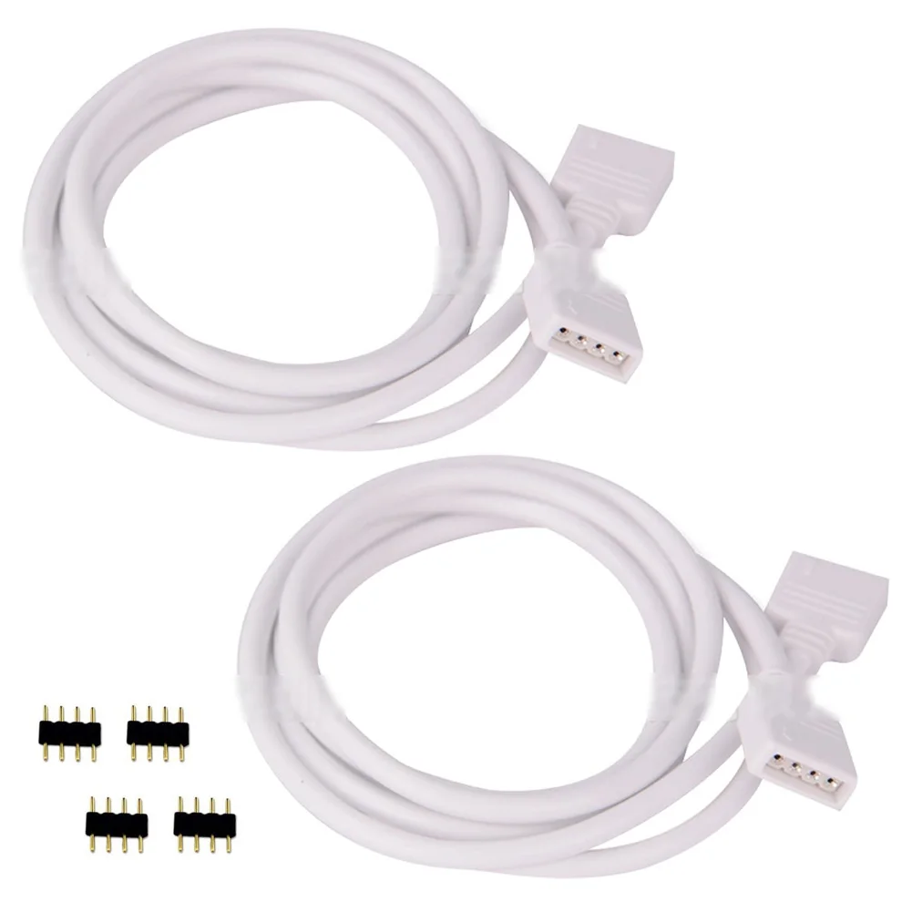 1.5m RFID Blocking Extension Line Low Voltage RGB Connection Cable Cable White Light Strip Professional UV 4pin