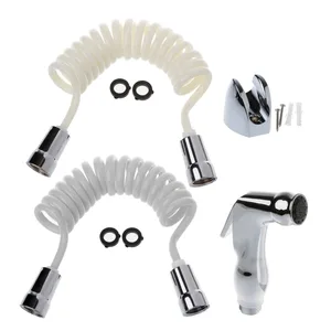 Портативный туалет спрей биде Ванная комната опрыскиватель ПЭТ Насадки для душа опрыскиватель комплект - изображение