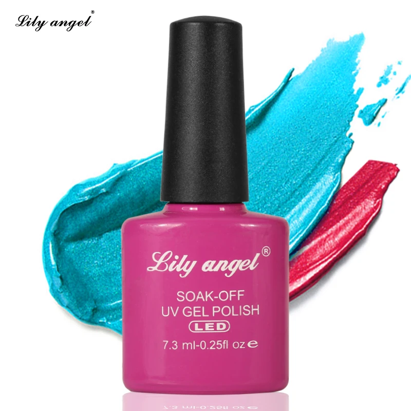 Lily angel 1pcs 7.3ml Bling Gel Nail Polish Shiny Surface LED UV Gel