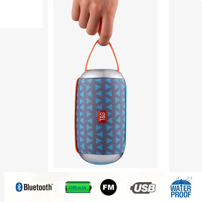 YINEW Portable Wireless Bluetooth Speaker fm raido coulumn waterproof stereo Bass subwoofer pc tf usb aux sound box mp3 music boombox (2)