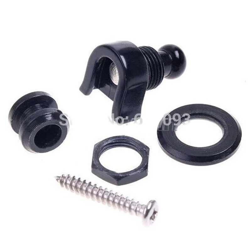 Guitar Strap Lock Button Schaller-Style Straplock for all Acoustic Electric Bass Guitarra - Color Chrome/Black Guitar Strap Lock Button Schaller-Style Straplock for all Acoustic Electric Bass Guitarra - Color Chrome/Black