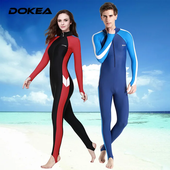 Men & Women Tight diving suit one piece swimming suit Dive Skin