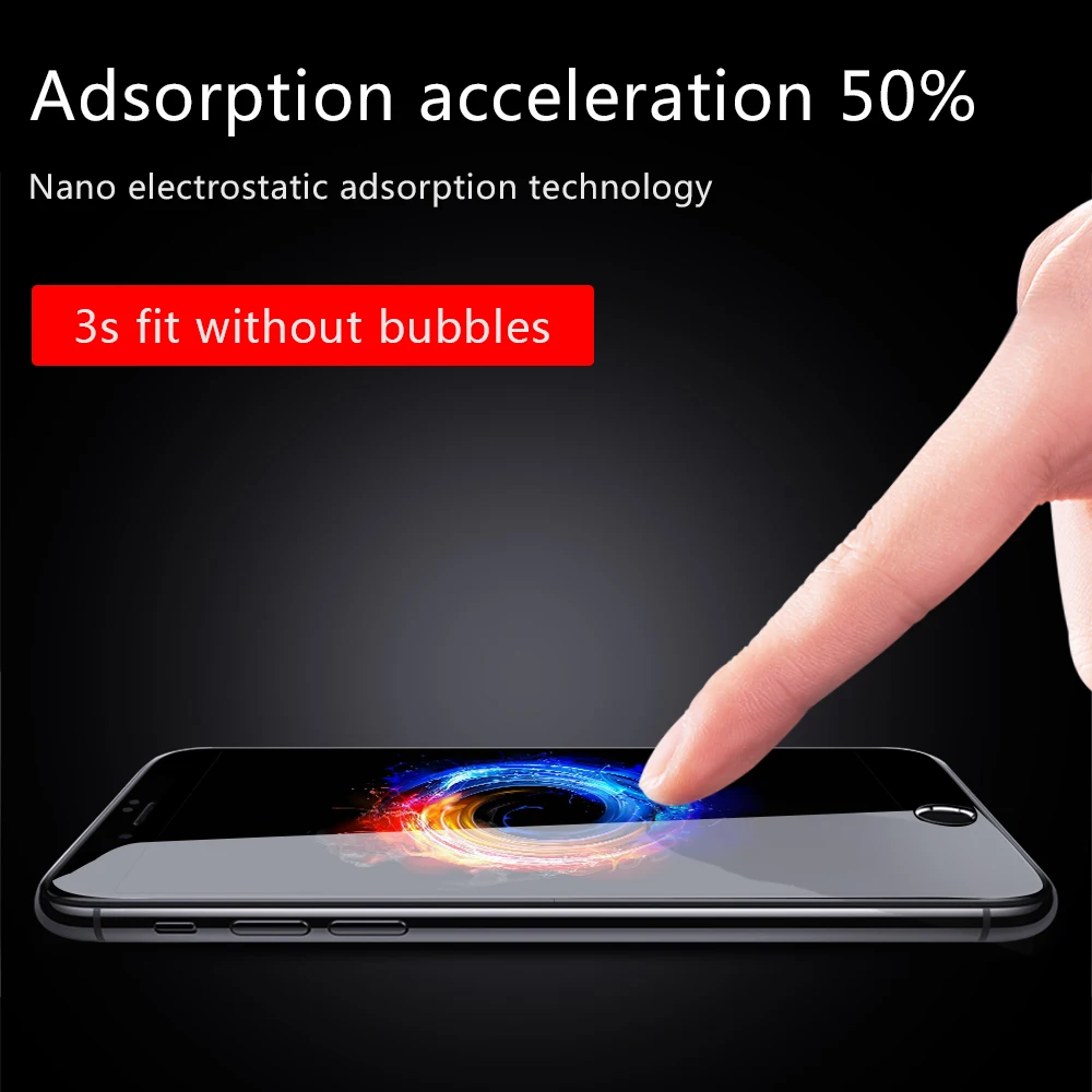  Essager 5D Screen Protector für iPhone 8 7 6 6 S S Plus 03mm Vorne Abdeckung Gehärtetem Glas Für iP