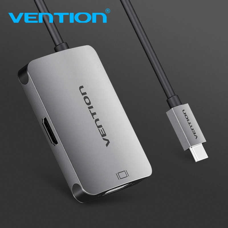 Vention USB C к HDMI концентратора Тип в 2 0 4 K VGA PD адаптер для MacBook huawei P10 P20 Pro samsung Galaxy S8 S9 + c