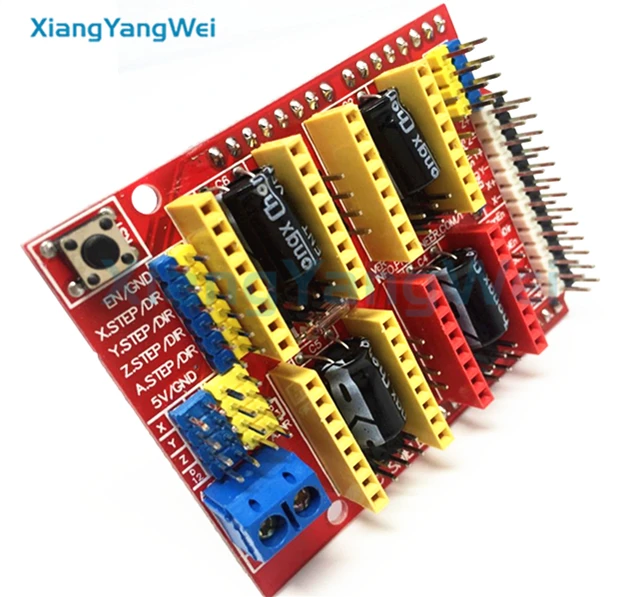 

1 PCS New cnc shield v3 engraving machine / 3D Printer / A4988 driver expansion board for Arduino