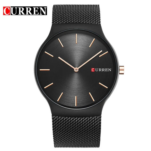 CURREN 2017 новый черный розовое золото Указатель relogio masculino Luxury Brand Аналоговый спорт Наручные Часы Кварцевые Бизнес Смотреть Мужчины 8256