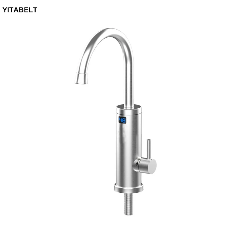 

Kitchen Stainless Steel Cuisine Instant Electric Water Heater Faucet Hot Heating Tap with LED Digital Display