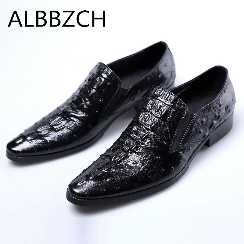 Zapatos Us10 De Nuevo Boda Alta Wine Repujado Dedo Pie Trabajo Tamaño Oficina En 37 Vestir Hombres Resbalón Mens Moda Punta 44 Black Calidad Del Los Cuero red gxgqIptC