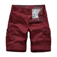 Повседневные летние мужские шорты из хлопка до колена, винтажные повседневные мужские мешковатые шорты bermuda masculina с несколькими карманами