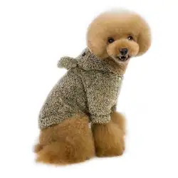 Кошка собака медведь костюм зимние теплые флисовые большая собака щенок куртка с хлопковой подкладкой пальто золотистый ретривер большой