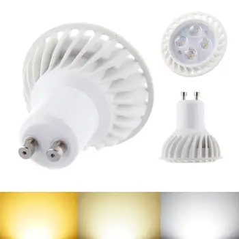

5PCS GU10 4W LED Bulb AC 85-265V 4 LED Ceiling Spot Light Lamp Adjustable Downlight