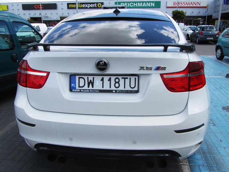 Для BMW X6 E71 2008 2009 2010 2011 2012 2013 углеродного волокна заднее крыло высокое качество X6 W71 спойлер из углеродного волокна