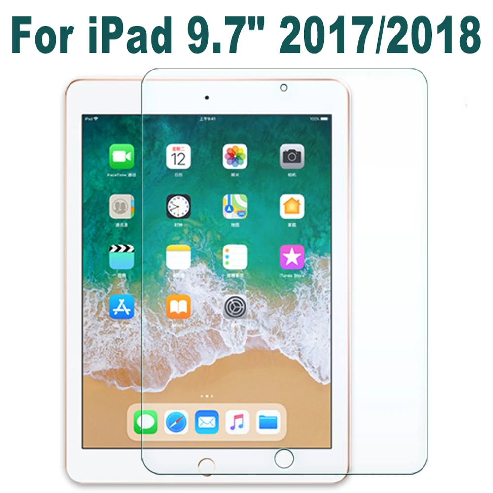 

For ipad 9.7 2018 screen protector 2017 glass protective film pro tempered 4th 5th 6th glas air 1 2 new a1822 a1823 a1893 a1954