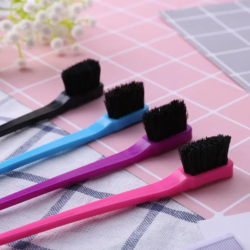 1/3pcs Beauty Double Sided Edge Control Hair Comb Hair Styling Hair Brush Salon Brushes Random Color