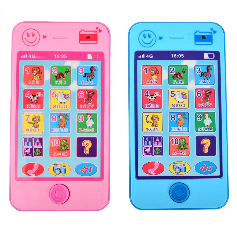 

Hot sales! Kids Russian Baby Language ABC Alphabet Music Math ,Early Learning & Education Machines Mobile Phone Toy