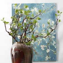 Искусственные сгибающиеся зеленые листья пластиковые пены дерево со стволом ветви дома DIY украшения поддельные цветочные композиции растения