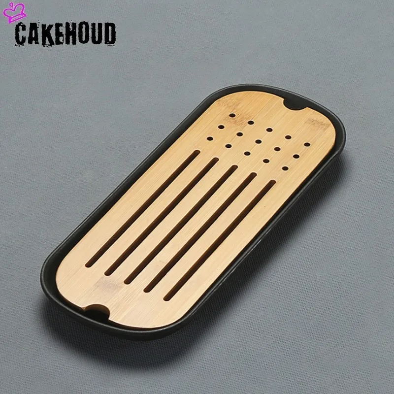 Чайный поднос CAKEHOUD бамбуковый для чая Столярный стол хранения воды кунг фу