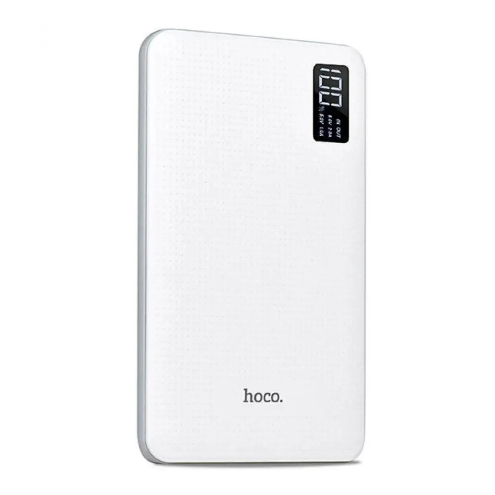 HOCO power Bank 30000 мАч 3USB внешняя Мобильная батарея зарядное устройство Поддержка ЖК-дисплей повербанк для Xiaomi Mi iPhone samsung Galaxy