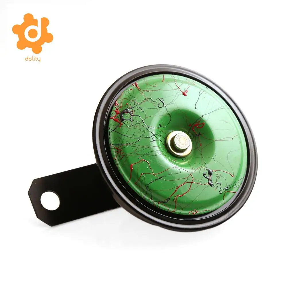 dolity Car Motorcycle DC12V 118dB Dual Tone Loud Electric Air Horn Trumpet