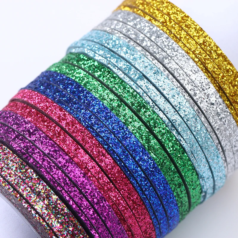 

Matte Glitter Nail Art Nail Striping Tape Line Holo Rainbow Matte 1mm 2mm 3mm Adhesive Sticker Nail Foil Tips DIY Manicure
