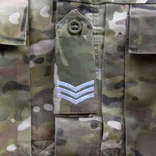Британская армейская вышивка Мультикам MTP Sergeant White Rank слайды Военная тактика для поднятия морального духа патч значки B3096