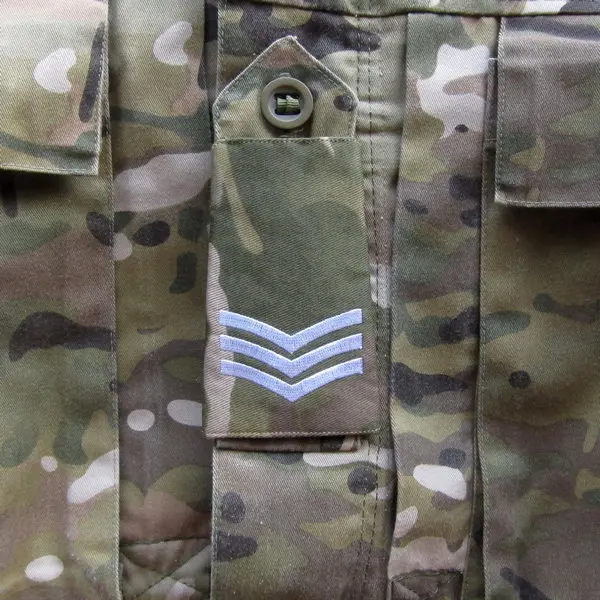 Британская армейская вышивка МУЛЬТИКАМ МТП белый ранг горки военная тактика для