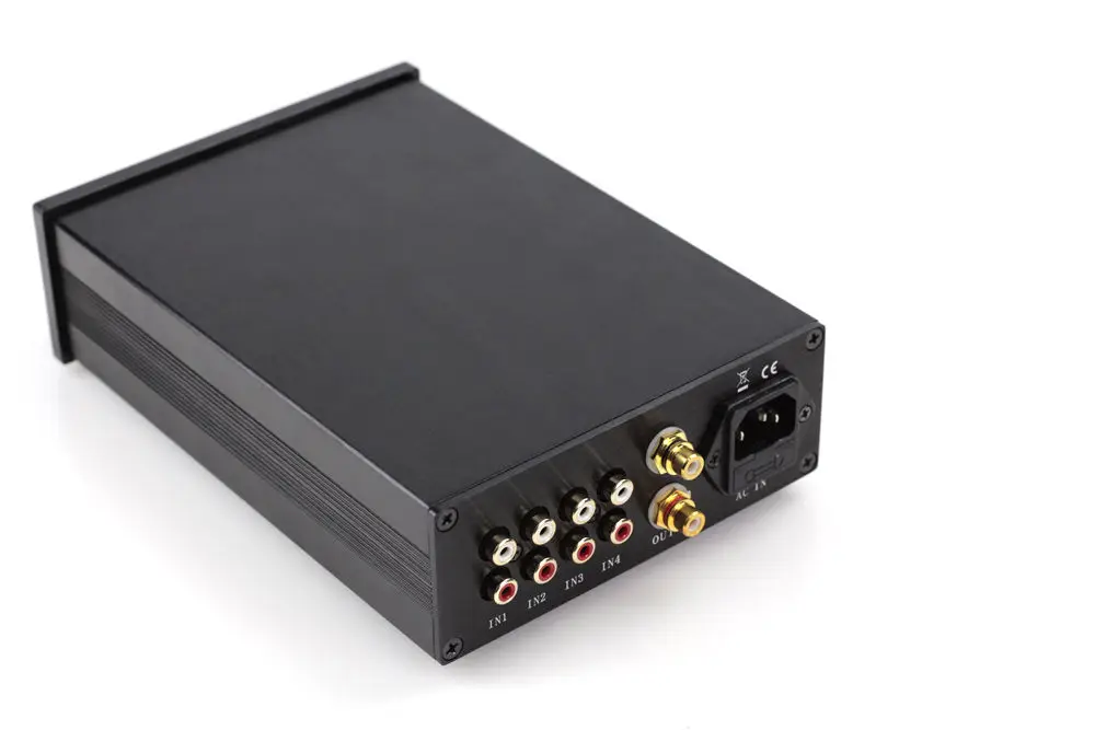 HIFI PGA2311 Remote Volume Control Preamplifier Stereo Preamp With 4 Way Inputs