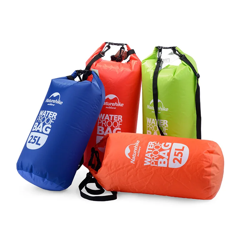 NatureHike río Trekking bolsas 15L 25L bolso al aire libre seco piscina ciclismo multifuncional bolsas a prueba de agua océano playa Rafting bolsa
