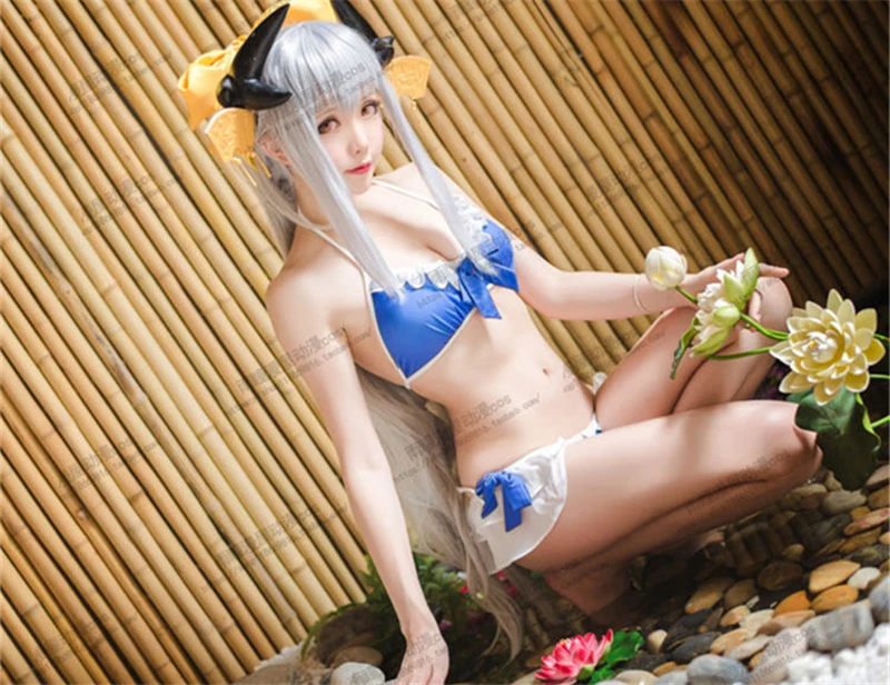 Игра Fate/Grand Order Berserker Kiyohime косплей костюм бикини женские летние купальники косплей одежда для плавания женские купальники